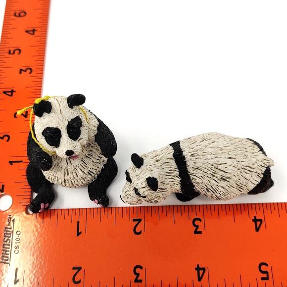 Holy Herd Noahs Ark Panda Figurine Pair Pounder & Pandora Pete Apsit Figures - Picture 15 of 16